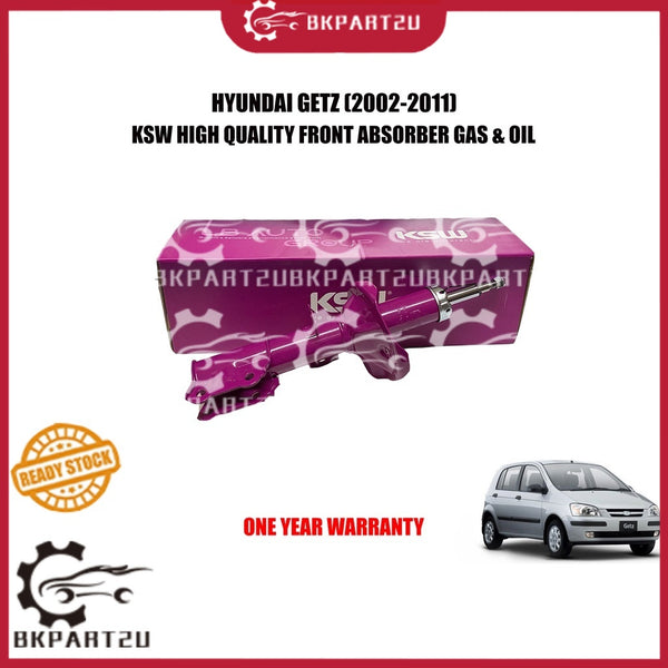 HYUNDAI GETZ (2002-2011) FRONT ABSORBER DEPAN MADE BY KSW PERFORMAX TWIN VALVE 1 YEAR WARRANTY