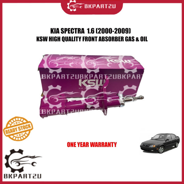 KIA SPECTRA 1.6 (2000-2009) FRONT ABSORBER DEPAN KSW PERFORMAX TWIN VALVE 1 YEAR WARRANTY