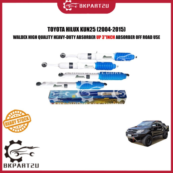 TOYOTA HILUX KUN25 VIGO FRONT AND REAR HEAVY-DUTY ABSORBER UP 3"INCH ABSORBER OFF ROAD USE WALDEX PRICE PER SET