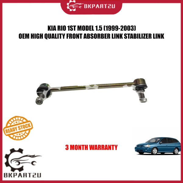 KIA RIO 1ST MODEL 1.5 (1999-2003) FRONT ABSORBER LINK STABILIZER LINK  MADE BY OEM 3 MONTH WARRANTY PRICE PER PCS