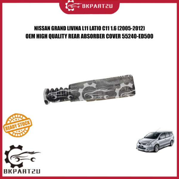 NISSAN GRAND LIVINA L11 LATIO C11 1.6 (2005-2012) REAR ABSORBER COVER COVER BOOT BUSH SALONG ABSORBER BELAKANG