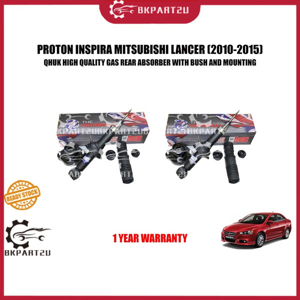 PROTON INSPIRA MITSUBISHI LANCER CY4A REAR ABSOBER BELAKANG FULL SET 10 PCS ABSORBER BUSH COVER MOUNTING 1 YEAR WARRANTY