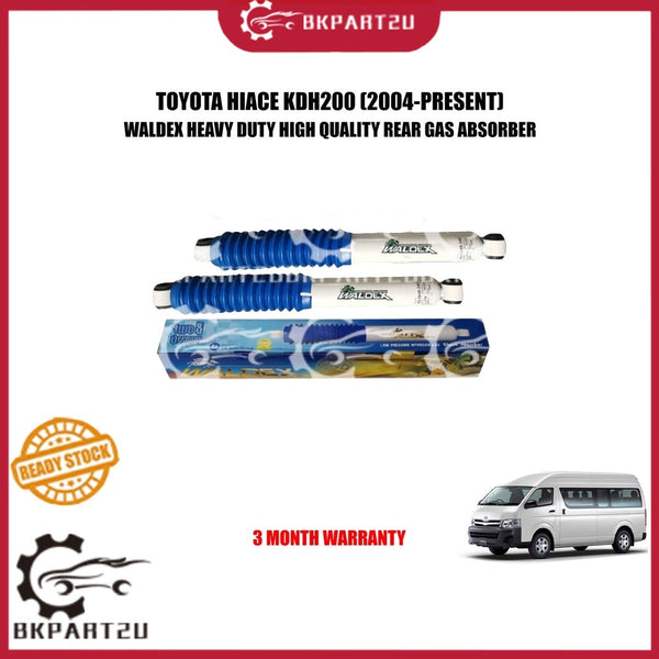 TOYOTA HIACE KDH200 (2004-PRESENT) REAR ABSORBER BELAKANG HEAVY DUTY SHAFT BESAR GAS PRICE PER SET 2 BATANG