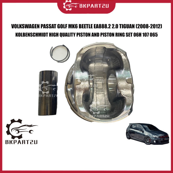 VOLKSWAGEN PASSAT GOLF MK6 BEETLE EA888.2 2.0 TIGUAN (2008-2012) PISTON AND PISTON RING ONE SET 4 MADE BY KOLBENSCHMIDT