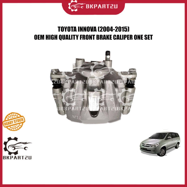 TOYOTA INNOVA (2004-2015) FRONT BRAKE CALIPER DEPAN BRAKE ONE SET WITH PISTON AND PIN MADE BY OEM 3 MONTH WARRANTY