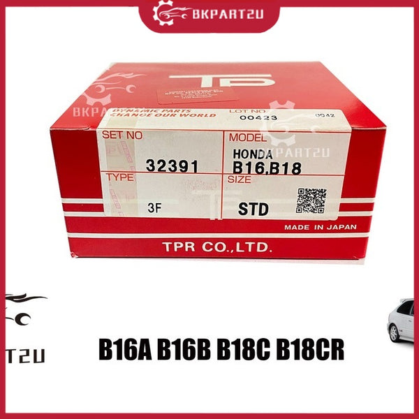 Honda Civic Accord So4 Sr4 Ej Eg Sv4 Sm4 B16a B16b B18c B18cr (1992-2002) Piston Ring Std 81mm Japan