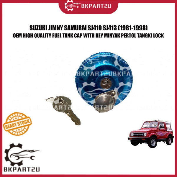 SUZUKI JIMNY SAMURAI SJ410 SJ413 (1981-1998) FUEL TANK CAP WITH KEY MINYAK PERTOL TANGKI LOCK