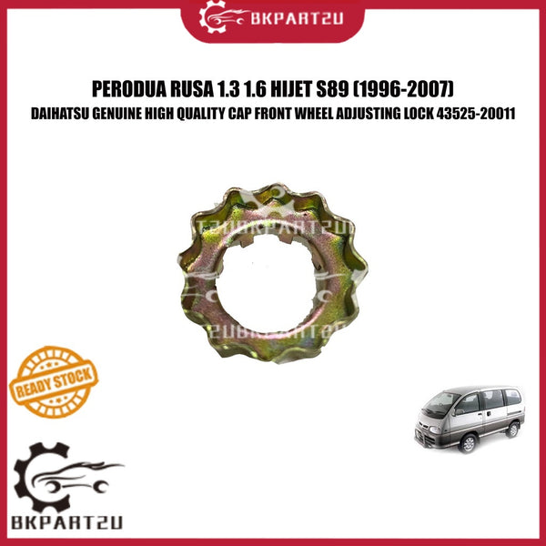 PERODUA RUSA 1.3 1.6 HIJET S89 FRONT WHEEL ADJUSTING LOCK FRONT AXLE CAP LOCK MADE BY DAIHATSU GENUINE 43525-20011