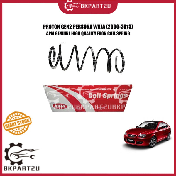 PROTON GEN2 PERSONA WAJA (2000-2013) FRONT COIL SPRING DEPAN STANDARD APM PRICE PER SET 2 PCS