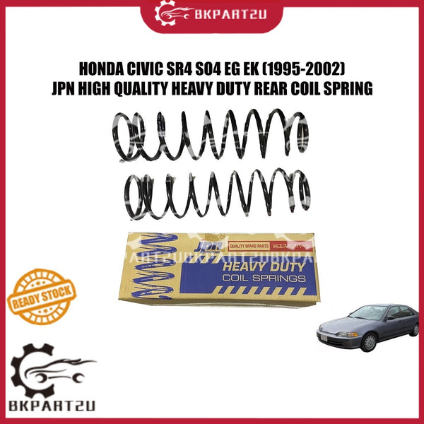 HONDA CIVIC SR4 SO4 EG EK (1995-2002) REAR COIL SPRING HEAVY DUTY MADE BY JPN international PRICE ONE SET 2 PCS