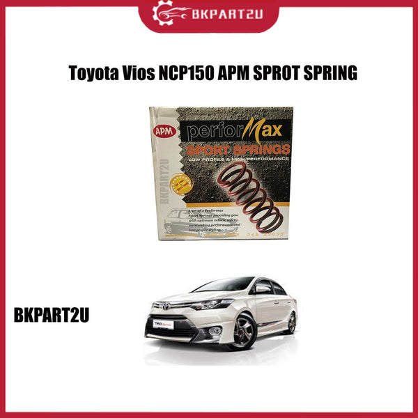 TOYOTA VIOS NCP150 APM PERFORMAX HIGH QUALITY SPORT LOWERED COIL SPRINGS ONE SET=4PCS !!
