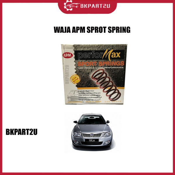 PROTON WAJA 1.6/1.8 SPORT SPRING APM PERFORMAX HIGH QUALITY SPORT LOWERED COIL SPRINGS ONE SET=4PCS !!