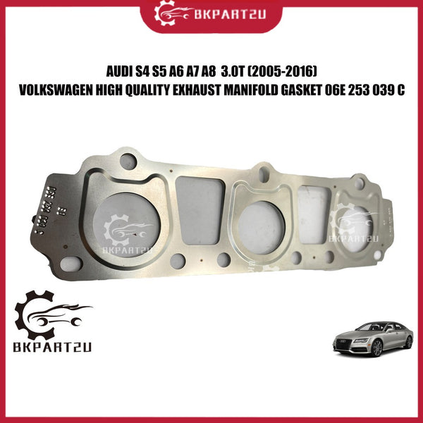 Audi S4 S5 A6 A7 A8 Q7  3.0T (2005-2016) Exhaust Manifold Gasket Made By Volkswagen 06E 253 039 C