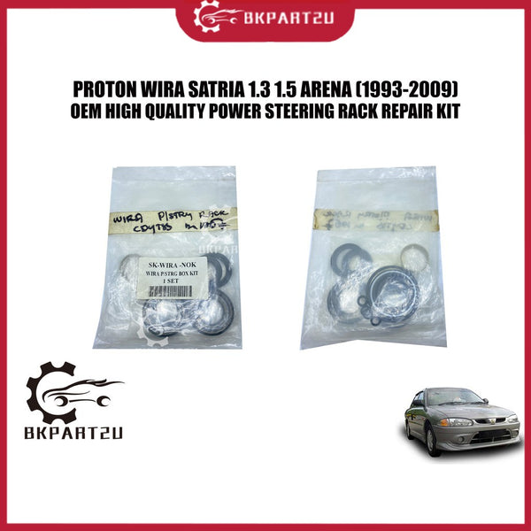 PROTON WIRA SATRIA 1.3 1.5 ARENA WAJA (1993-2009) POWER STEERING RACK REPAIR KIT OEM ONE SET