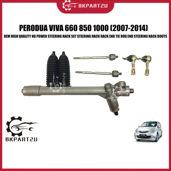 PERODUA VIVA 660 850 1000 (2007-2014) NO POWER STEERING RACK SET RACK END TIE ROD END NEW