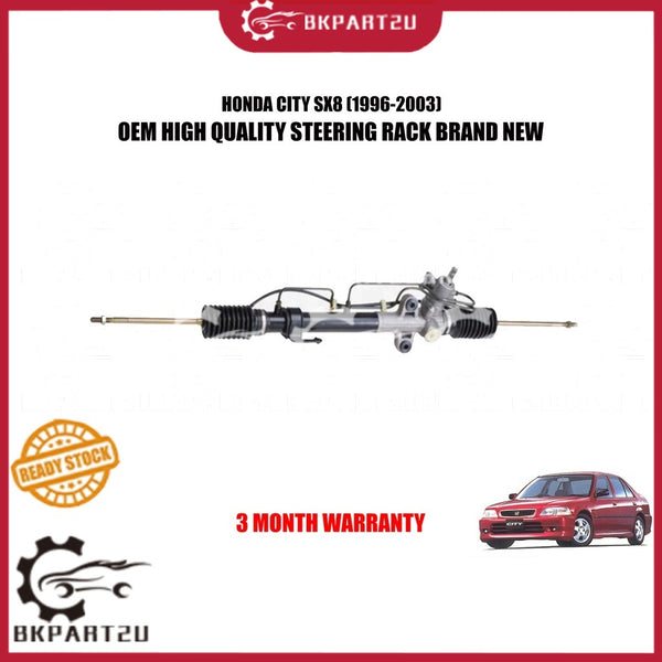 HONDA CITY SX8 (1996-2003) POWER STEERING RACK BRAND NEW BARU MADE BY OEM 3 MONTH WARRANTY
