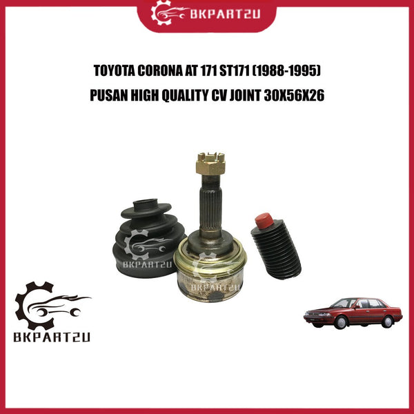 TOYOTA CORONA AT 171 ST171 (1988-1995) CV JOINT (DRIVE SHAFT HEAD) MADE BY PUSAN C.V JOINT TY265630 30X56X26