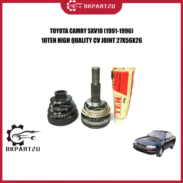 TOYOTA CAMRY SXV10  SXV20 2.2 (1991-1996) CV JOINT(DRIVE SHAFT HEAD) MADE BY 10TEN C.V JOINT TO-022 27X56X26