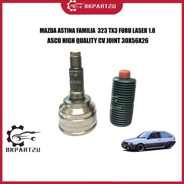MAZDA FAMILIA 323 TX3 FORD LASER 1.8 (1989-1994) CV JOINT(DRIVE SHAFT HEAD) MADE BY ASCO C.V JOINT A-2034 30X56X26