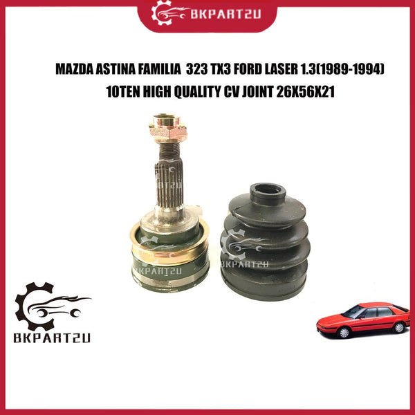 MAZDA ASTINA 323 FORD LASER 1.3(1989-1994)CV JOINT(DRIVE SHAFT HEAD)MADE BY 10TEN HIGH QUALITY C.V JOINT MZ-009 26X56X21