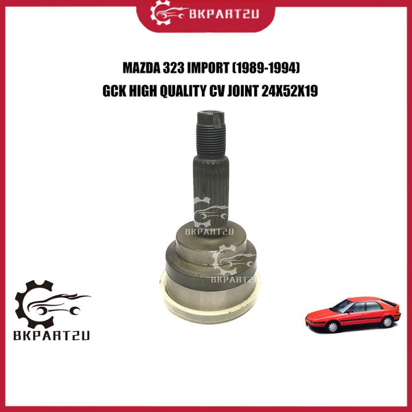 MAZDA 323 IMPORT (1989-1994) CV JOINT (DRIVE SHAFT HEAD) OEM C.V JOINT 24X52X19 HIGH QUALITY