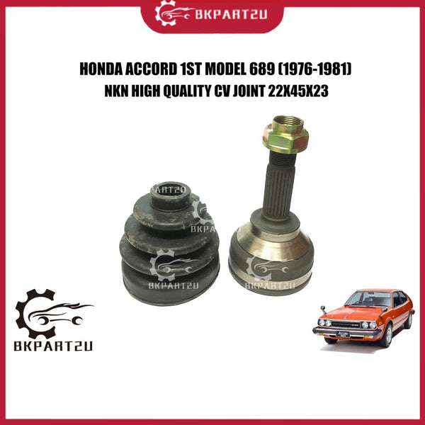 HONDA ACCORD 1ST MODEL 689 (1976-1981) CV JOINT (DRIVE SHAFT HEAD) MADE BY NKN HIGH QUALITY C.V JOINT N-6021-2H 22X45X23