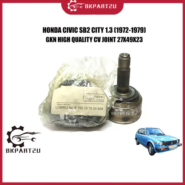 HONDA CIVIC SB2 CITY 1.3 (1972-1979) CV JOINT (DRIVE SHAFT HEAD) MADE BY GKN HIGH QUALITY C.V JOINT 302082 27X49X23