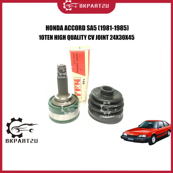 HONDA ACCORD SA5 2ND MODEL (1981-1985)  CV JOINT (DRIVE SHAFT HEAD) MADE BY 10TEN HIGH QUALITY C.V JOINT HO-004 24X30X45