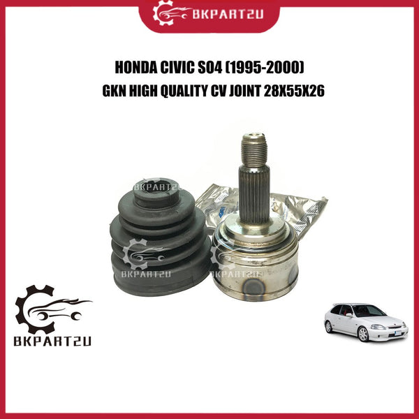 HONDA CIVIC SO4 EK  (1995-2000) CV JOINT (DRIVE SHAFT HEAD) MADE BY GKN HIGH QUALITY C.V JOINT 301986 28X55X86