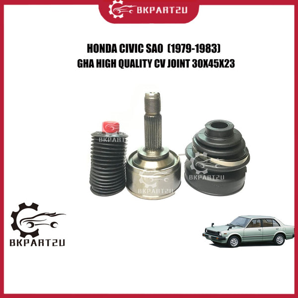 HONDA CIVIC SA0 SL/SS/SR/ST/VC (1979-1983)CV JOINT(DRIVE SHAFT HEAD) MADE BY GHA HIGH QUALITY C.V JOINT HO-013 30X45X23