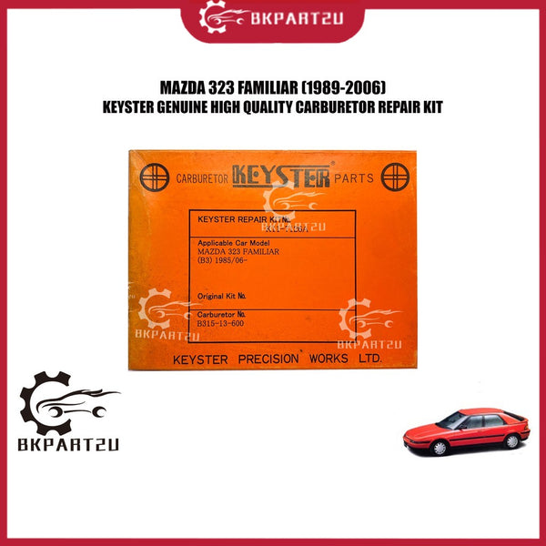 MAZDA 323 FAMILIAR (1989-2006) CARBURETOR REPAIR KIT MADE BY KEYSTER JAPAN B315-13-600