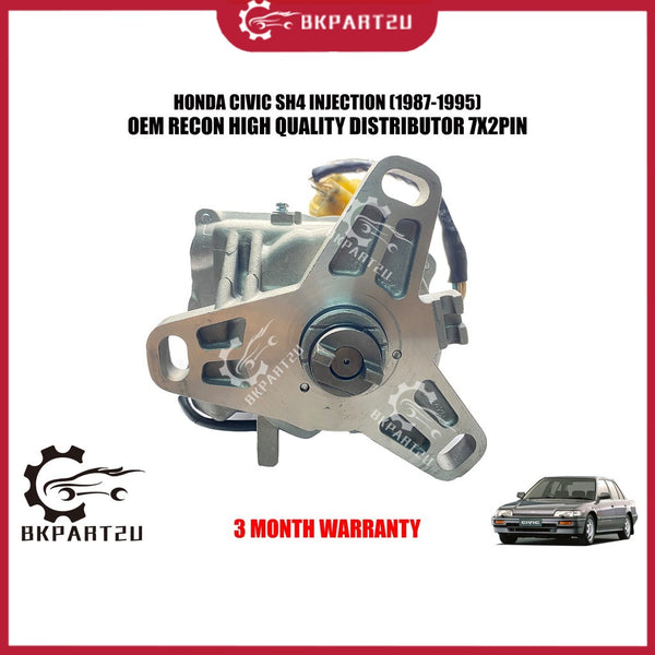 HONDA CIVIC SH4 INJECTION (1987-1995) DISTRIBUTOR 7X2PIN MADE BY OEM RECON 3 MONTH WARRANTY