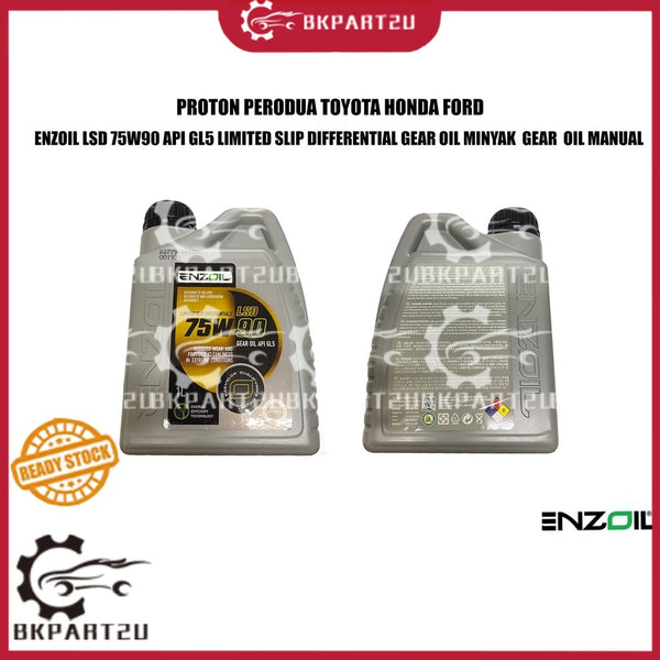 PROTON PERODUA TOYOTA HONDA FORD ENZOIL LSD 75W90 API GL5 LIMITED SLIP DIFFERENTIAL GEAR OIL MANUAL