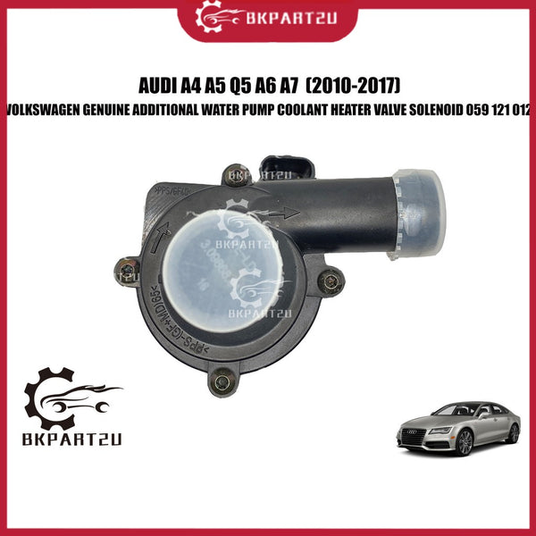 Audi A4 A5 Q5 A6 A7  (2010-2017) Additional Water Pump Coolant Heater Valve Solenoid 059 121 012