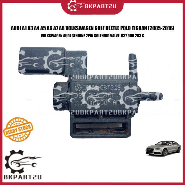 AUDI A1 A3 A4 A5 A6 A7 A8 VOLKSWAGEN GOLF BEETLE POLO TIGUAN (2005-2016) SOLENOID VALVE HALF CUT GENUINE 037 906 283 C