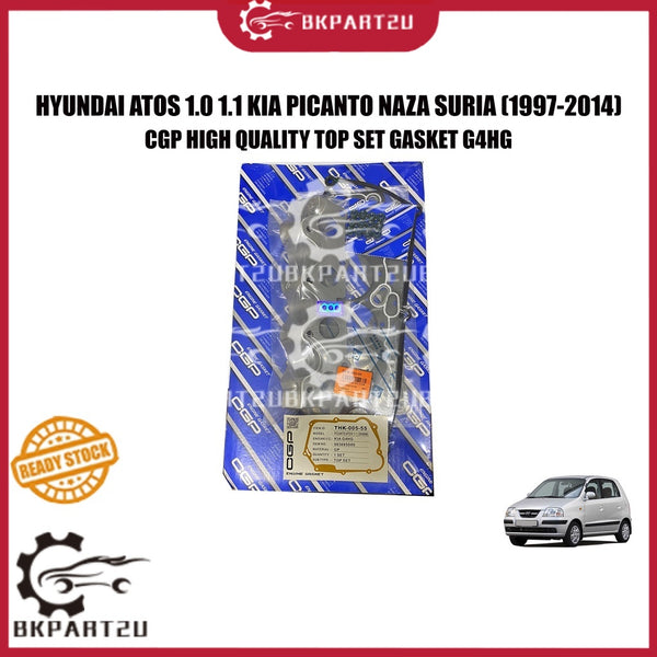 HYUNDAI ATOS 1.0 1.1 KIA PICANTO NAZA SURIA (1997-2014) OVERHAUL TOP SET GASKET CARBON G4HG MADE BY CGP