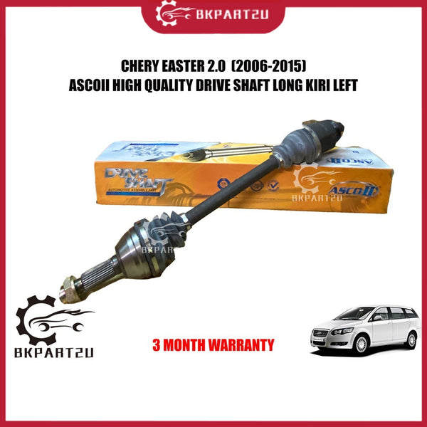 Chery Easter 2.0  (2006-2015) Drive Shaft Axle Long Kiri Left Side Made By Ascoii 3 Month Warranty