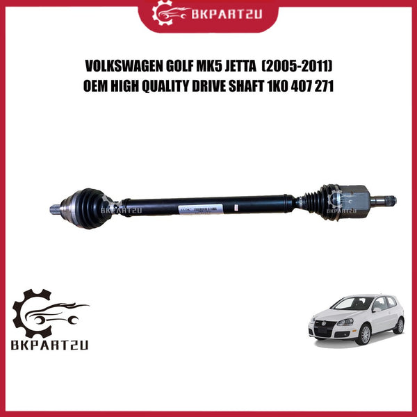 Volkswagen Golf Mk5 Jetta  (2005-2011) Drive Shaft Made By Oem 1K0 407 271 6 Month Warranty