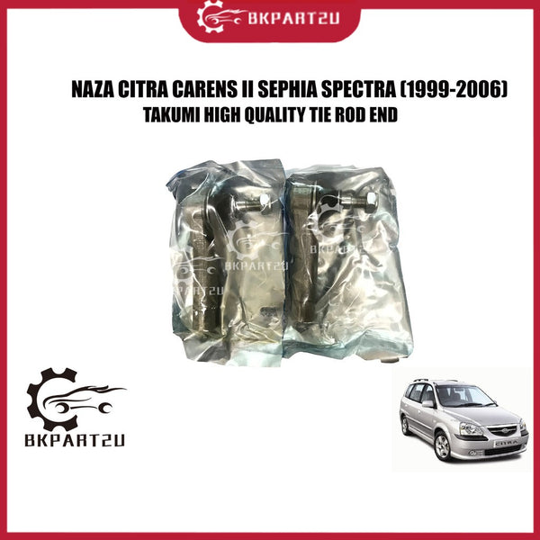 NAZA CITRA CARENS SEPHIA SPECTRA(1999-2006)TIE ROD END  MADE BY TAKUMI HIGH QUALITY TIE ROD END ONE SET 2PCS IN THE BOX