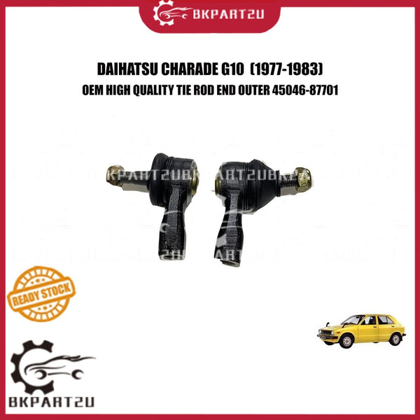 DAIHATSU CHARADE G10  (1977-1983) TIE ROD END OUTER ONE SET 2 PCS MADE BY OEM 45046-87701