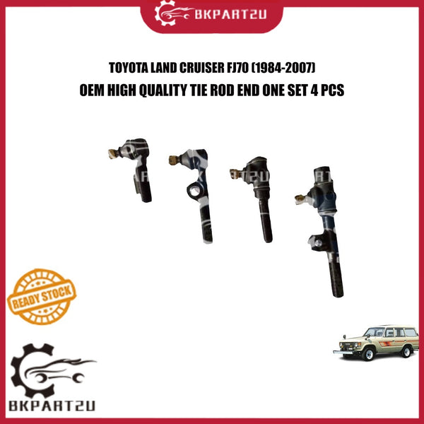 TOYOTA LAND CRUISER FJ70 (1984-2007) STEERING TIE ROD END MADE BY OEM ONE SET 4 PCS