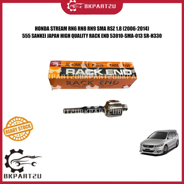 HONDA STREAM RN6 RN8 RN9 SMA RSZ 1.8 STEERING BALL HEAD RACK END  555 SANKEI JAPAN TIGA LIMA 53010-SMA-013 SR-H330