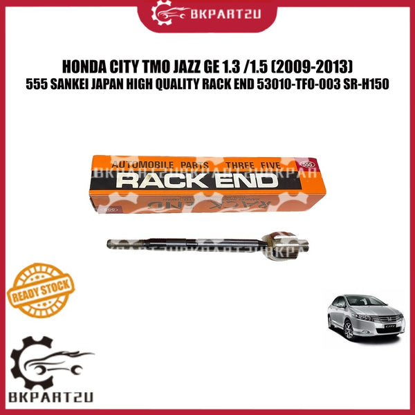 HONDA CITY TMO JAZZ GE 1.3 /1.5 (2009-2013) STEERING BALL HEAD RACK END 555 SANKEI JAPAN TIGA LIMA 53010-TFO-003 SR-H150