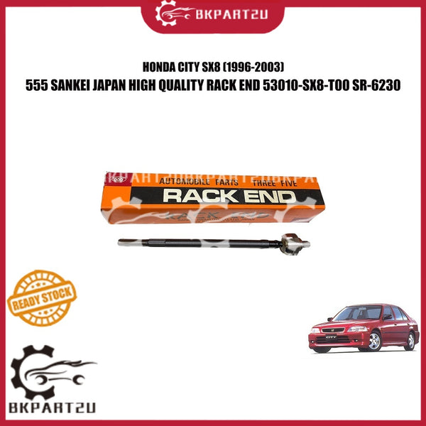 HONDA CITY SX8 (1996-2003) STEERING BALL HEAD RACK END MADE BY 555 SANKEI JAPAN TIGA LIMA 53010-SX8-T00 SR-6230