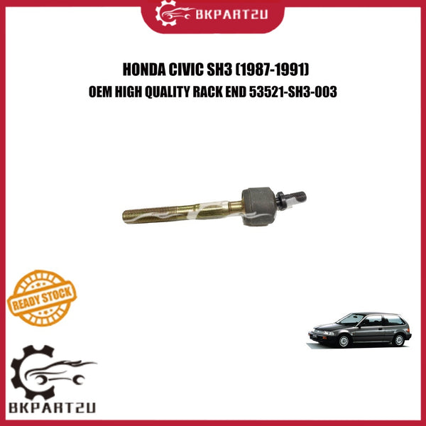 HONDA CIVIC SH3 (1987-1991) STEERING BALL HEAD RACK END MADE BY OEM 53521-SH3-003 PRICE PER PCS