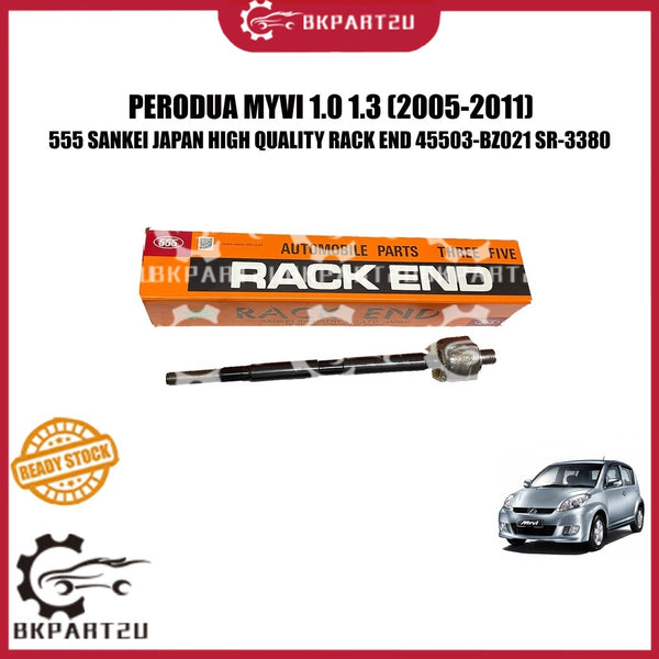 PERODUA MYVI 1.0 1.3 2005-2011 STEERING BALL HEAD RACK END 555 SANKEI JAPAN TIGA LIMA 45503-BZ021