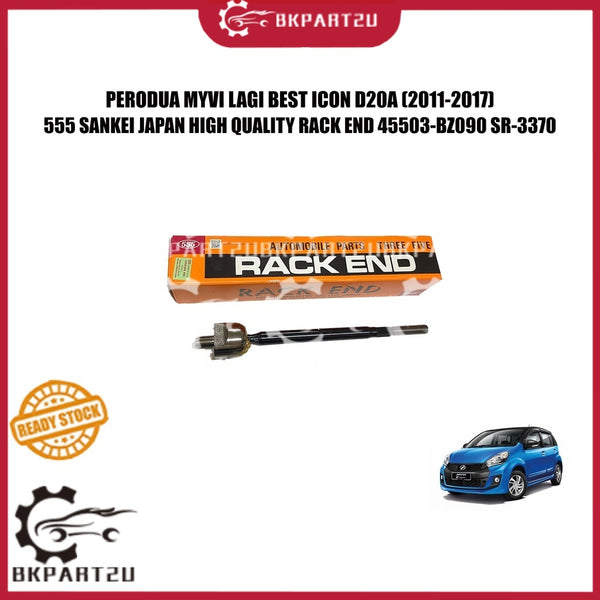 PERODUA MYVI LAGI BEST ICON (2011-2017) STEERING BALL HEAD RACK END 555 SANKEI JAPAN TIGA LIMA