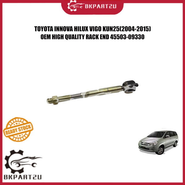 TOYOTA INNOVA HILUX VIGO KUN25 (2004-2015) STEERING RACK END BALL HEAD MADE BY OEM 45503-09330 PRICE PER PCS