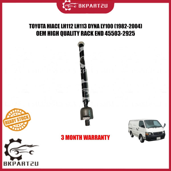 TOYOTA HIACE LH112 LH113 DYNA LY100 (1982-2004)  RACK END MADE BY OEM PRICE PER PCS 45503-2925