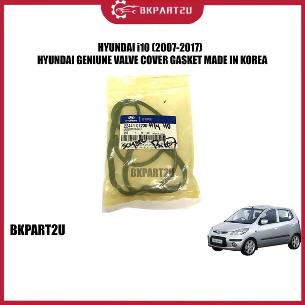 HYUNDAI I10 (2007-2017) HYUNDAI GENUINE VALVE COVER GASKET MADE IN KOREA 22441 02230
